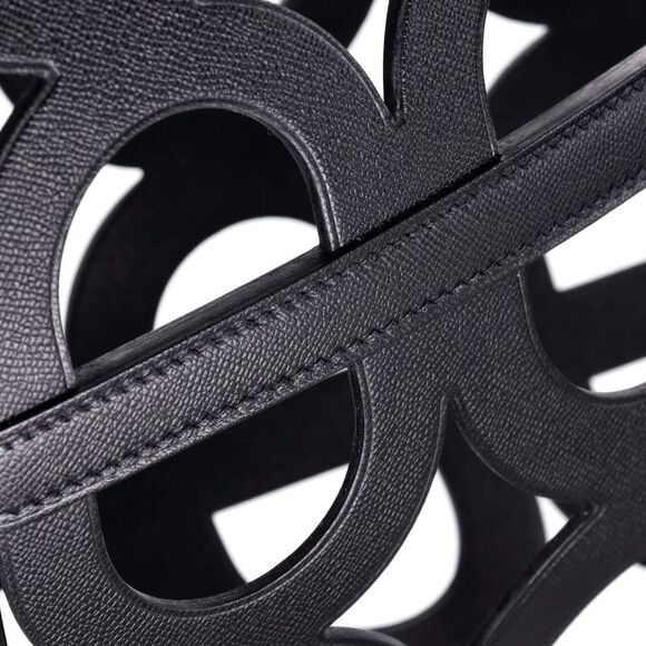 Hermes Chaine d'Ancre Handbag Madame Black, Blue - Picture 8 of 9